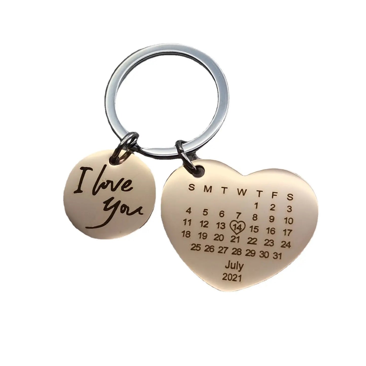 The Day We Met/Married/Engaged Keychain