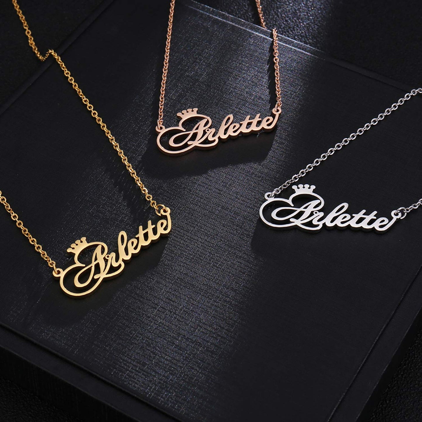 THE CHOPIN SCRIPT NAMEPLATE NECKLACE
