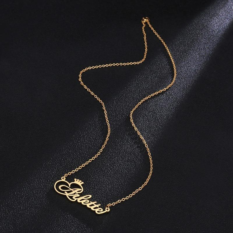THE CHOPIN SCRIPT NAMEPLATE NECKLACE